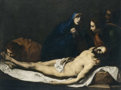 Lament nad Chrystusem, 1633. autorstwa José Ribera de
