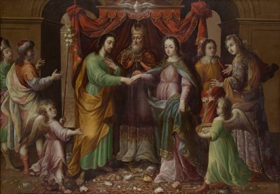 Wesele Dziewicy, ca. 1690. autorstwa José Sánchez