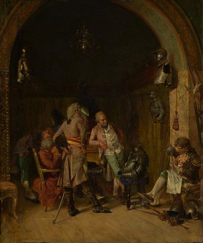 Badanie Broni Antycznej, 1870. autorstwa José Villegas Cordero