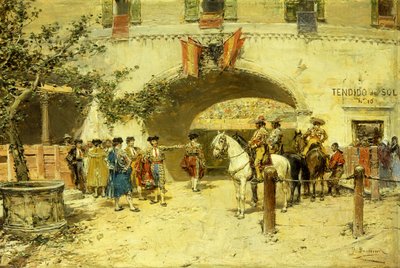 Wejście na arenę autorstwa Jose Benlliure y Gil