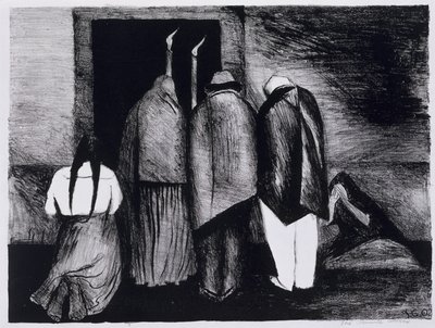 Msza żałobna autorstwa José Clemente Orozco