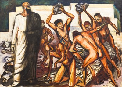 Męczeństwo świętego Szczepana autorstwa José Clemente Orozco