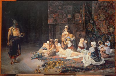 W Haremie, 1884 autorstwa Jose Gallegos Arnosa