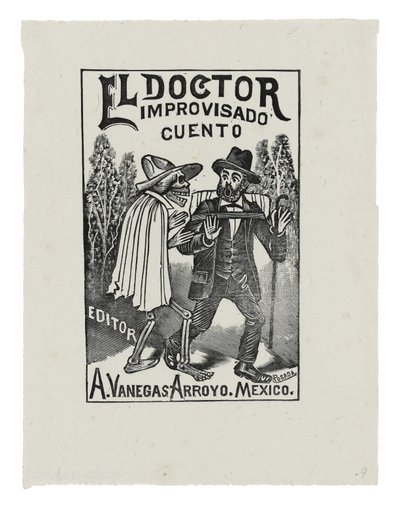 Impromptu Doctor Tale, c.1888-1913, wydrukowany 1942 (rycina) autorstwa José Guadalupe Posada