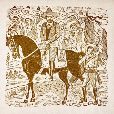 Meksyk, rewolucja meksykańska autorstwa Jose Guadalupe Posada