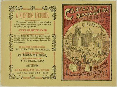 Oaxacan-Lieder autorstwa José Guadalupe Posada