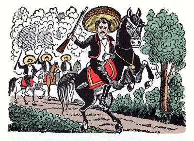 Romero Macario - Rewolucja Meksykańska (1910-1920) Ksylografia Jose Guadalupe Posada (1852-1913) autorstwa José Guadalupe Posada
