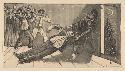 Objawienie ducha dona Juana Manuela Pachicie la Alfajorera autorstwa José Guadalupe Posada