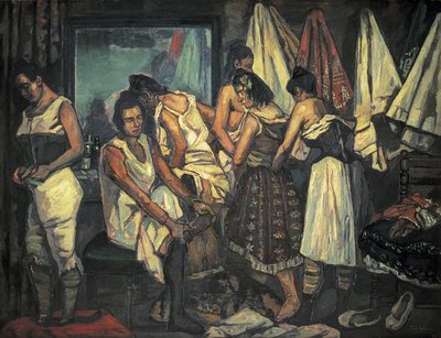 ГУТЬЕРРЕС СОЛАНА, Хосе (1886–1945). Хор девушек. 1925 (холст, масло)польский autorstwa Jose Gutierrez Solana