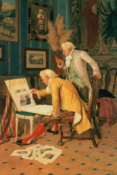 Koneserzy, 1878 autorstwa Jose de Chavez y Artiz