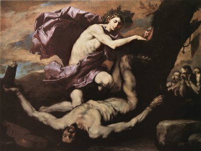 Apollo i Marsjasz, 1637. autorstwa Jusepe de Ribera