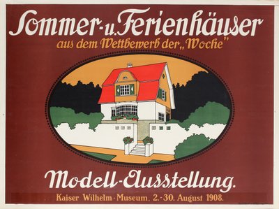 Lato i Ferienhauser, 1908. autorstwa Josef Bichlmeier