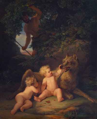 Romulus i Remus autorstwa Josef Binder