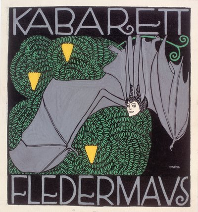 Kabaret Fledermaus autorstwa Josef Diveky