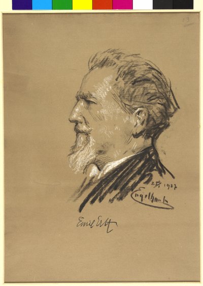 Zdjęcie Emila Ertla z 1889 r. autorstwa Josef Engelhart