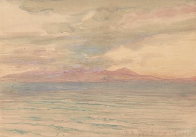 Zachód słońca w Zatoce Kartaginy autorstwa Josef Hoffmann