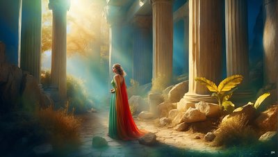 Dreamcore_ancient Greek-World_05 autorstwa Josef Johann Michel