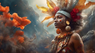 Dreamcore_dreamlike_scene-Aborigines_02 autorstwa Josef Johann Michel