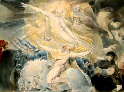 JJM-recreate_Blake-W_The Conversion of Saul (Nawrócenie Saula) autorstwa Josef Johann Michel