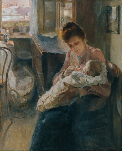 Młoda matka autorstwa Josef Jungwirth