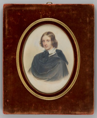 Adam Józef Potocki w wieku młodzieńczym (1822-1872), syn Artura i Zofii z Branickich autorstwa Josef Kriehuber