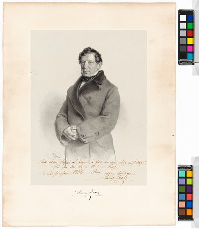 Alois (Louis) Grois (1809-1874), śpiewak, aktor autorstwa Josef Kriehuber