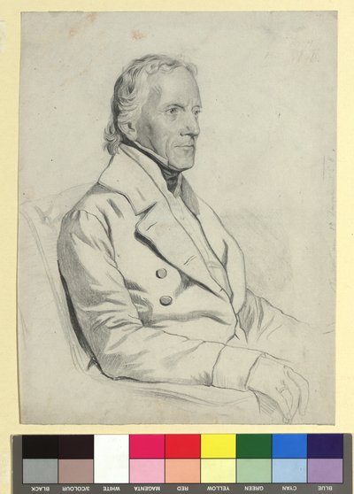 Portret nieznanego starszego mężczyzny autorstwa Josef Kriehuber