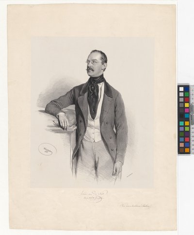 Eduard van der Nüll autorstwa Josef Kriehuber