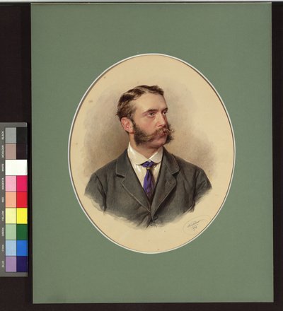 Ferdinand Fellner (architekt) autorstwa Josef Kriehuber