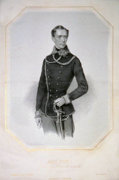 Franz Josef I. s. a. Litho autorstwa Josef Kriehuber