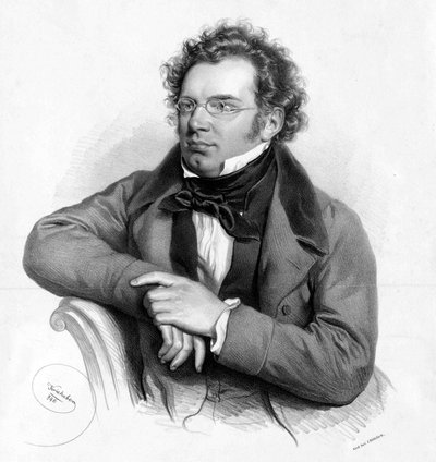 Franz Schubert autorstwa Josef Nikolaus Kriehuber