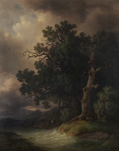 krajobraz burzy autorstwa Josef Kriehuber