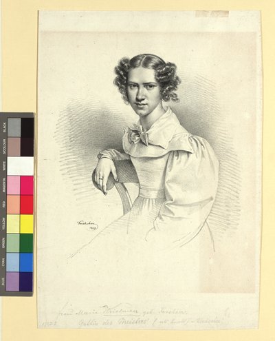 Maria Anna Kriehuber, z domu Forstner (lub Eigner) autorstwa Josef Kriehuber