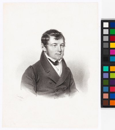 Matthias Trentsensky, litograf autorstwa Josef Kriehuber