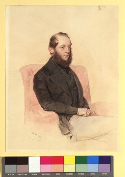 Hrabia Wilhelm Clemens Westphalen zu Fürstenberg (1818-1883) autorstwa Josef Kriehuber