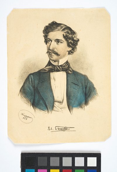 Napis: „Joh. Strauß” autorstwa Josef Kriehuber