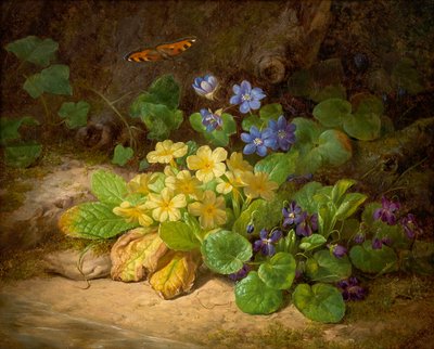 Mały kawałek kwiatów (kwiaty alpejskie) autorstwa Josef Lauer