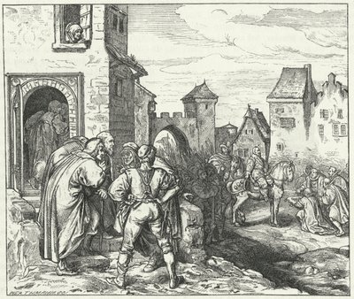 Gustav Adolphus ze Szwecji wjeżdża do Monachium, 1632 autorstwa Josef Mathias Trenkwald