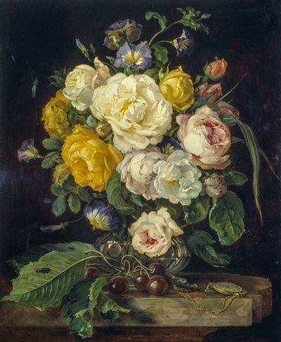 Martwa natura z kwiatami autorstwa Josef Neugebauer