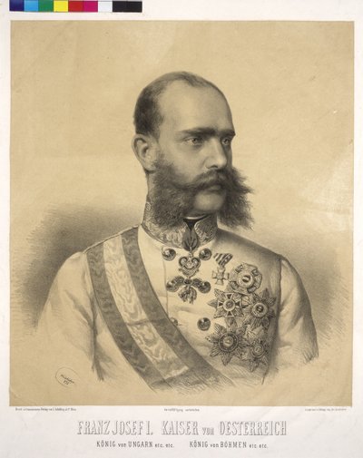Cesarz Austrii Franciszek Józef I autorstwa Josef Nikolaus Kriehuber