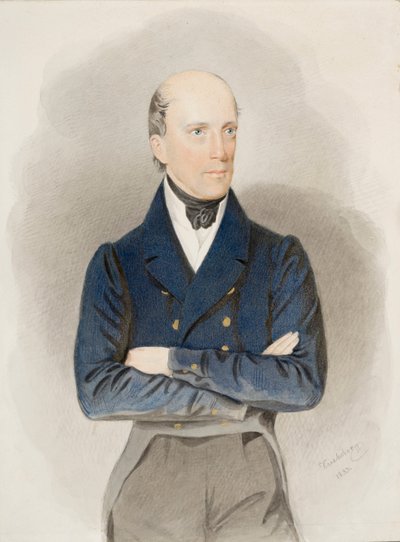 Portret arcyksięcia Jana Austrii (1782-1859) (akwarela na papierze) autorstwa Josef Nikolaus Kriehuber