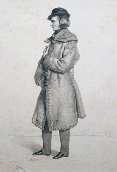 Portret Franciszka Liszta (Najazd autorstwa Josef Nikolaus Kriehuber