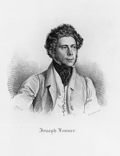 Portret Josefa Franza Karla Lannera (Wiedeń) autorstwa Josef Nikolaus Kriehuber