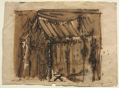 namiot (prosty) autorstwa Josef Platzer