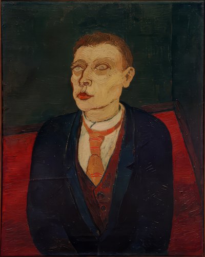 Niewidomy mężczyzna autorstwa Josef Scharl