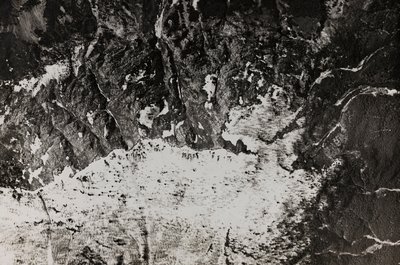 Album "Moja wojna światowa - wspomnienia Frontu Południowo-Zachodniego w Karyntii, Włochy, Trentino-Alto Adige) 31.03.1915-12.11.1918 - Josef Zohles Wiedeń": widok z lotu ptaka na strefę wojny autorstwa Josef Zohles