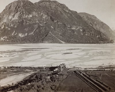 Album "Moja wojna światowa - wspomnienia Frontu Południowo-Zachodniego w Karyntii, Włochy, Trentino-Górna Adyga) 31.03.1915-12.11.1918 - Wiedeń Josefa Zohlego": Tagliamento (zdjęcie czarno-białe) autorstwa Josef Zohles