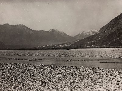 Album "Moja wojna światowa - wspomnienia Frontu Południowo-Zachodniego w Karyntii, Włochy, Trentino-Górna Adyga) 31.03.1915-12.11.1918 - Wiedeń Josefa Zohlego": strefa wojny (zdjęcie czarno-białe) autorstwa Josef Zohles