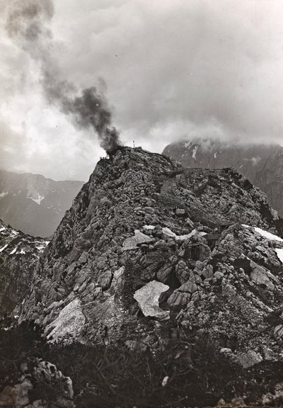 Album "Moja wojna światowa - wspomnienia Frontu Południowo-Zachodniego w Karyntii, Włochy, Trentino-Górna Adyga) 31.03.1915-12.11.1918 - Wiedeń Josefa Zohlego": strefa wojny (zdjęcie czarno-białe) autorstwa Josef Zohles