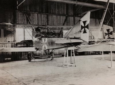 Album "Moja wojna światowa - wspomnienia Frontu Południowo-Zachodniego w Karyntii, Włochy, Trentino-Alto Adige) 31.03.1915-12.11.1918 - Josef Zohles Vienna": Austrian Airlines (b/w photo) autorstwa Josef Zohles